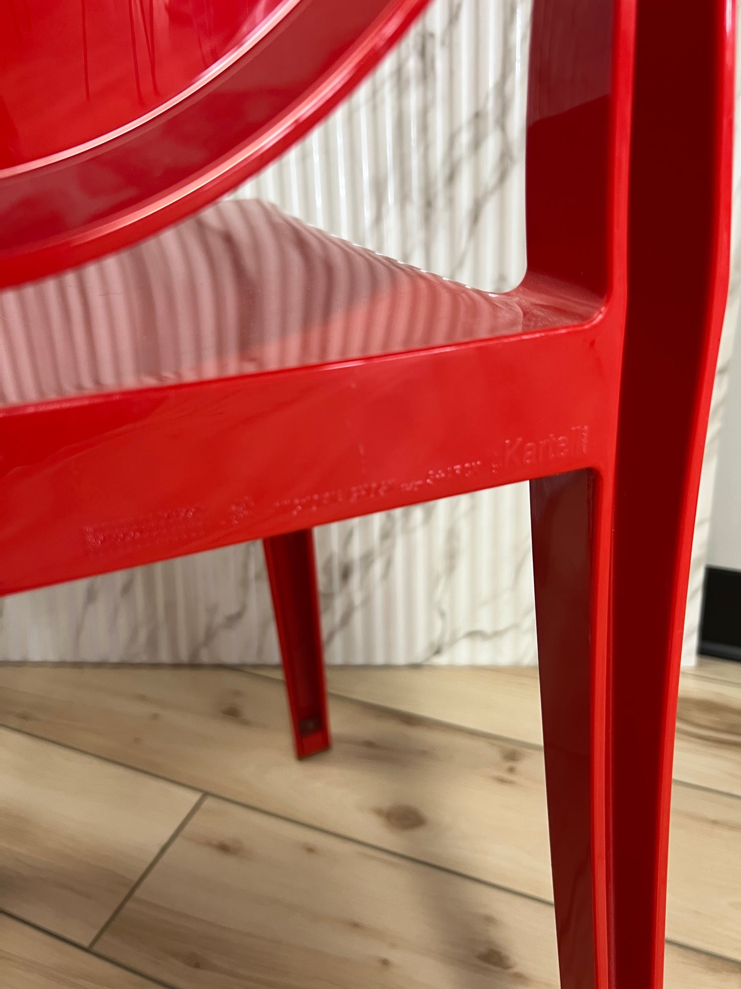 Kartell Victoria Ghost Chair- Red