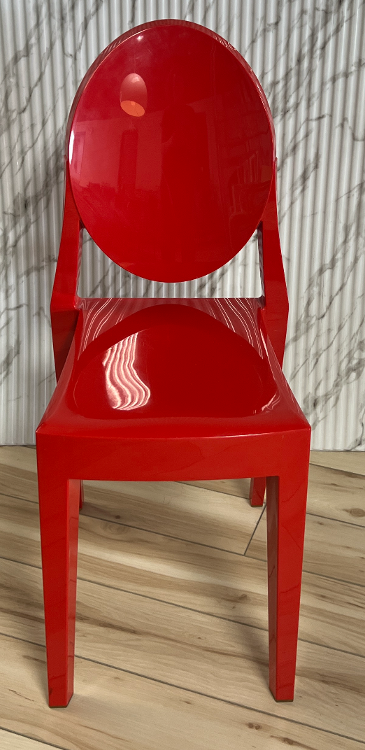 Kartell Victoria Ghost Chair- Red