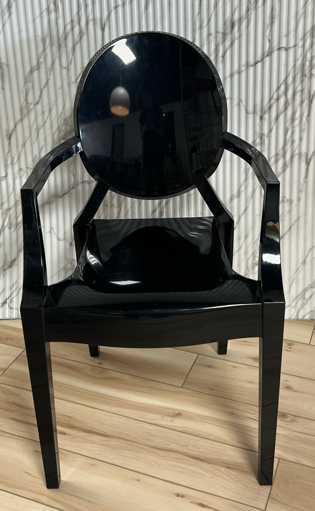 Kartell Louis Ghost Armchair-Black
