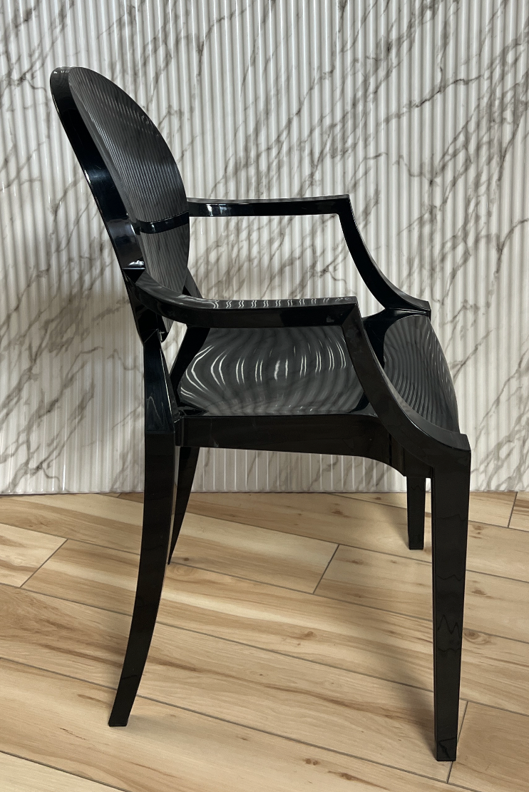 Kartell Louis Ghost Armchair-Black