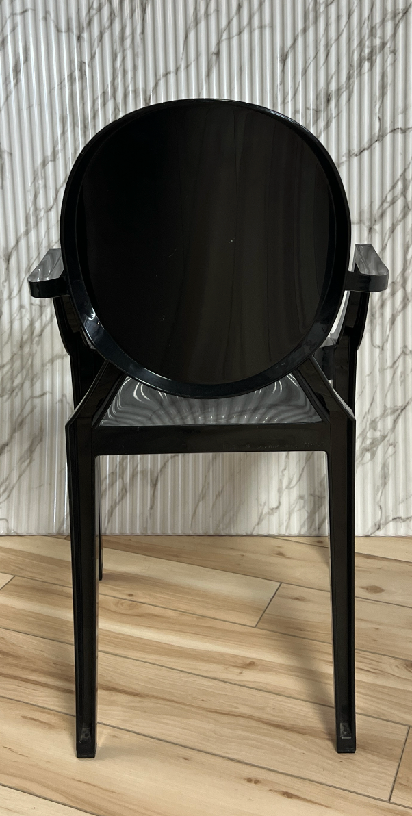 Kartell Louis Ghost Armchair-Black