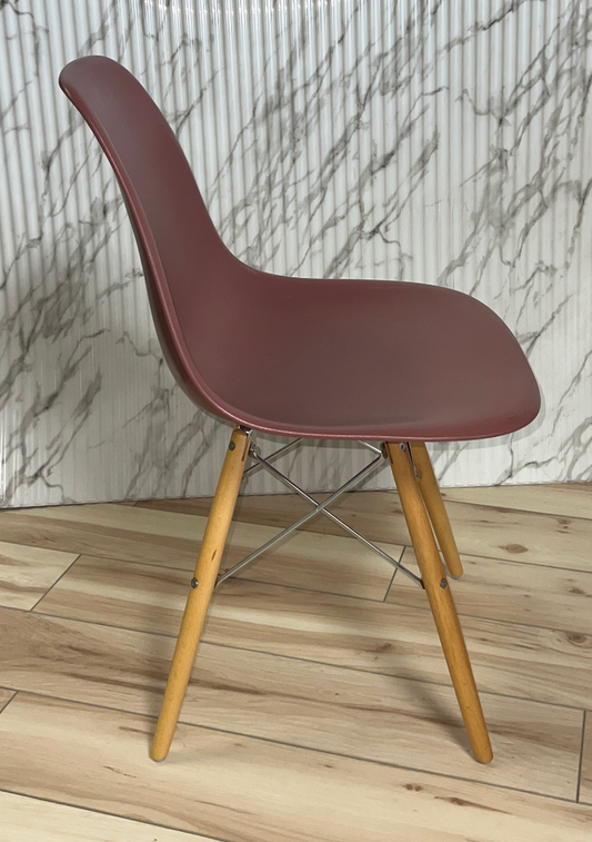 Modway Pyramid Dining Side Chair-Pink/oak