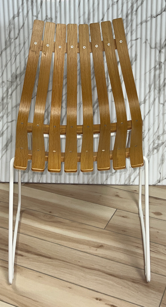 2 Eurostyle Curley Side Chair- Oak (Pair)