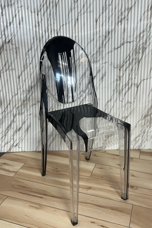 Kartell Victoria Ghost Chair- Clear, custom painted