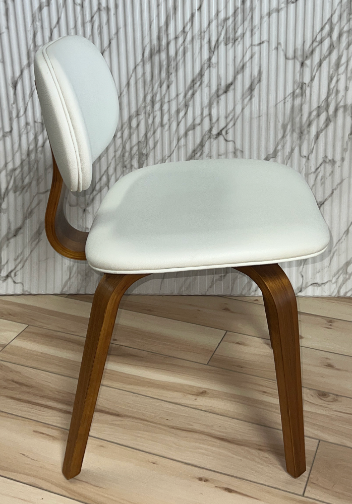 Gus Modern Thompson Chair-White/Walnut