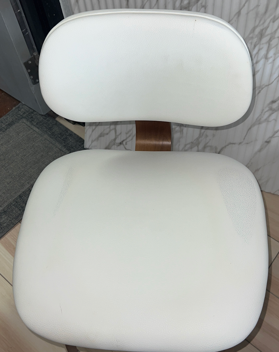 Gus Modern Thompson Chair-White/Walnut