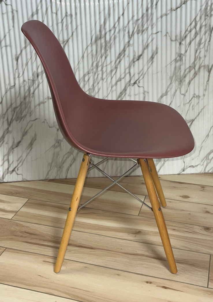 Modway Pyramid Dining Side Chair-Pink/oak