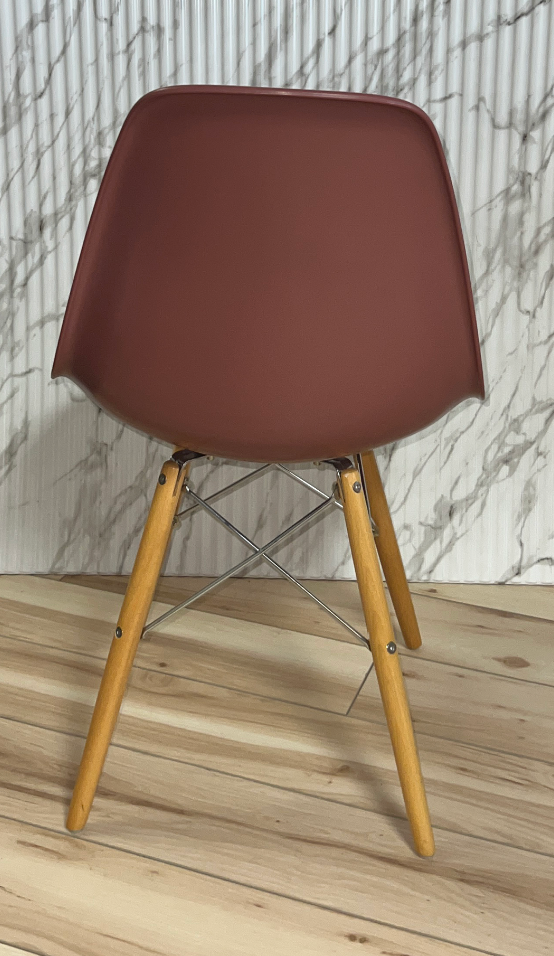 Modway Pyramid Dining Side Chair-Pink/oak